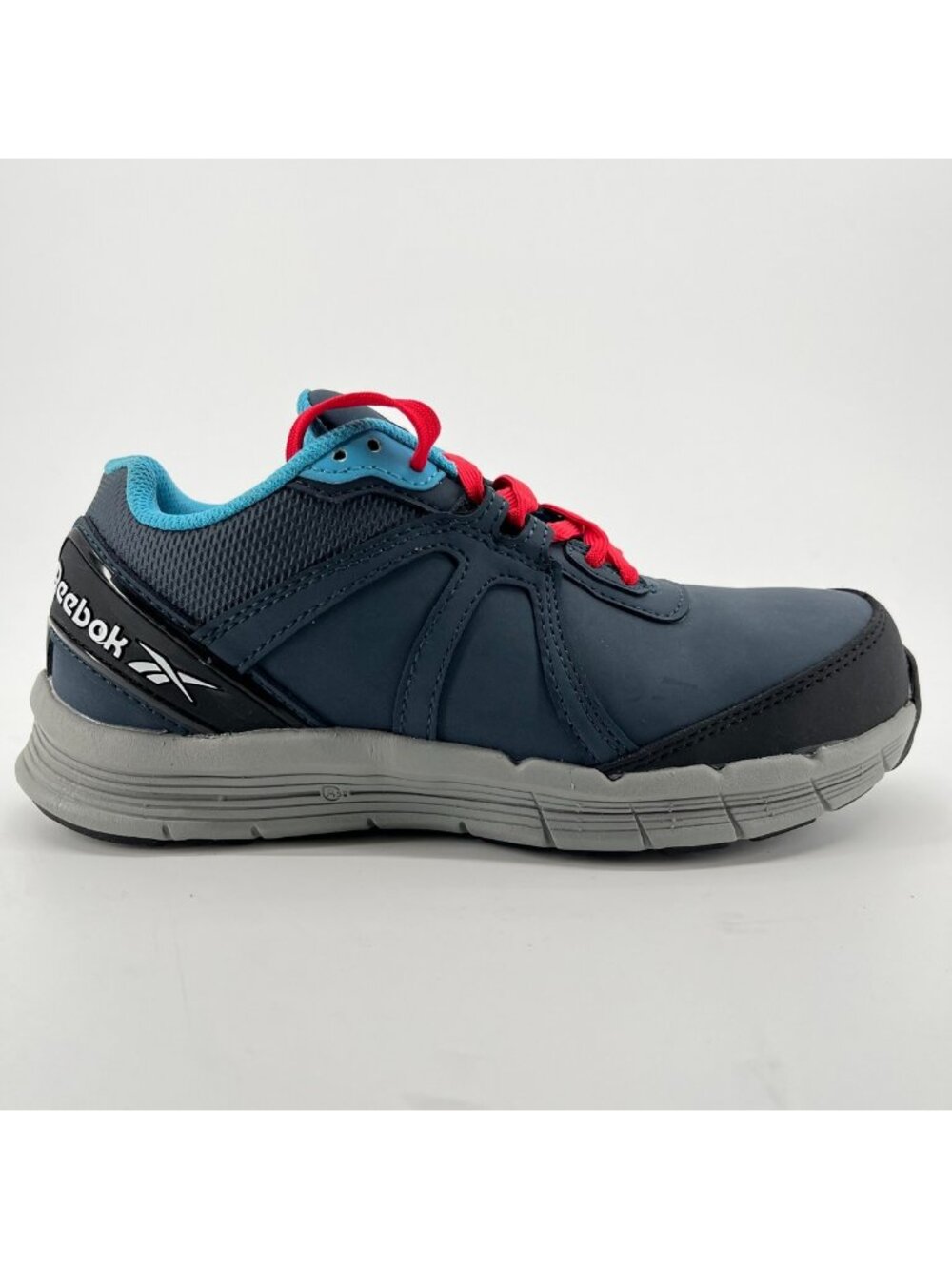 Reebok Guide 3.0 Womens Size 7D Blue Gray Black Steel Toe Safety Work Shoes